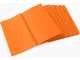 DONAU Bright Board Folders 180gsm Foolscap Orange Pack 100