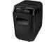 Fellowes AutoMax 200C shredder front angled view Fellowes AutoMax 200C P-4 cross-cut auto feed shredder front angled view
