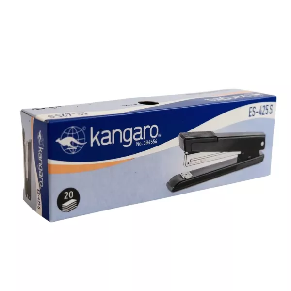 KANGARO ES-425s Office Metal Stapler Full-Strip 20 Sheet - Black KANGARO ES-425s Office Metal Stapler Full-Strip 20 Sheet - Black