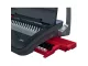 GBC CombBind CB15 Manual Binder – 15-Sheet Punch & 165/195-Sheet Binding Capacity Space-saving design of GBC CombBind CB15 next to stacked bound reports