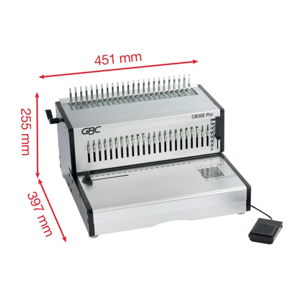 GBC CombBind CB30 E Pro Heavy Duty Electric Comb Binding Machine – Professional Electric Office Binder GBC CombBind CB30 E Pro Heavy Duty Electric Comb Binding Machine – Professional Electric Office Binder