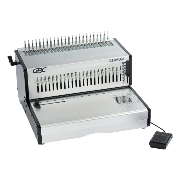 GBC CombBind CB30 E Pro Heavy Duty Electric Comb Binding Machine – Professional Electric Office Binder GBC CombBind CB30 E Pro Heavy Duty Electric Comb Binding Machine – Professional Electric Office Binder