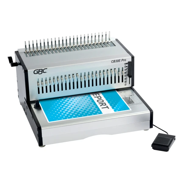 GBC CombBind CB30 E Pro Heavy Duty Electric Comb Binding Machine – Professional Electric Office Binder GBC CombBind CB30 E Pro Heavy Duty Electric Comb Binding Machine – Professional Electric Office Binder