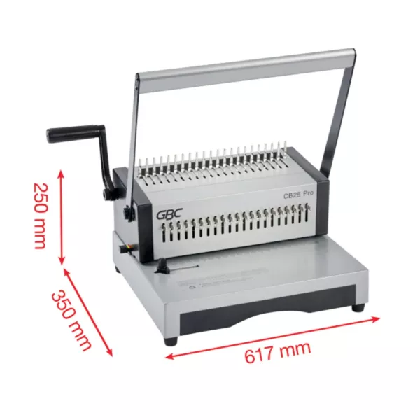 GBC CombBind CB25 Pro Heavy Duty Manual Comb Binding Machine – Professional Office Binder GBC CombBind CB25 Pro Heavy Duty Manual Comb Binding Machine – Professional Office Binder