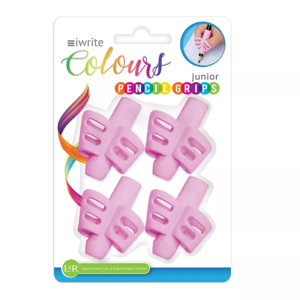 IWRITE Junior Pencil Grips Pink - Ergonomic Design for Comfort IWRITE Junior Pencil Grips Pink, ergonomic design, comfortable grip, pencil grips, pink color