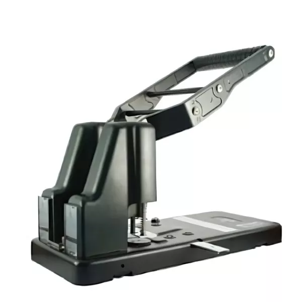KANGARO HDP 2160 Heavy Duty Punch – Side Angle Kangaro HDP 2160 heavy duty paper punch side view – 150 sheets