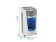 Leitz IQ OptiMax Office Micro Cut P5 Shredder – Front View Front view of Leitz IQ OptiMax Office Micro Cut P5 Shredder