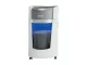 Leitz IQ OptiMax Office Micro Cut P5 Shredder – Front View Front view of Leitz IQ OptiMax Office Micro Cut P5 Shredder