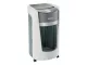 Leitz IQ OptiMax Office Micro Cut P5 Shredder – Front View Front view of Leitz IQ OptiMax Office Micro Cut P5 Shredder