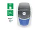 Leitz IQ OptiMax Office Micro Cut P5 Shredder – Front View Front view of Leitz IQ OptiMax Office Micro Cut P5 Shredder