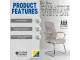 Chantie Visitor Office Chair – Dove Grey Bonded Leather Chantie Visitor Office Chair – Dove Grey Bonded Leather