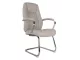 Chantie Visitor Office Chair – Dove Grey Bonded Leather Chantie Visitor Office Chair – Dove Grey Bonded Leather