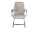 Chantie Visitor Office Chair – Dove Grey Bonded Leather Chantie Visitor Office Chair – Dove Grey Bonded Leather