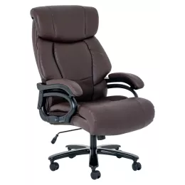 Dupa Heavy Duty Executive Office Chair – Brown Bonded Leather