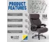 Dupa Heavy Duty Executive Office Chair – Brown Bonded Leather Dupa Heavy Duty Executive Office Chair – Brown Bonded Leather