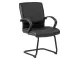 Goose Visitor Office Chair – Black Bonded Leather