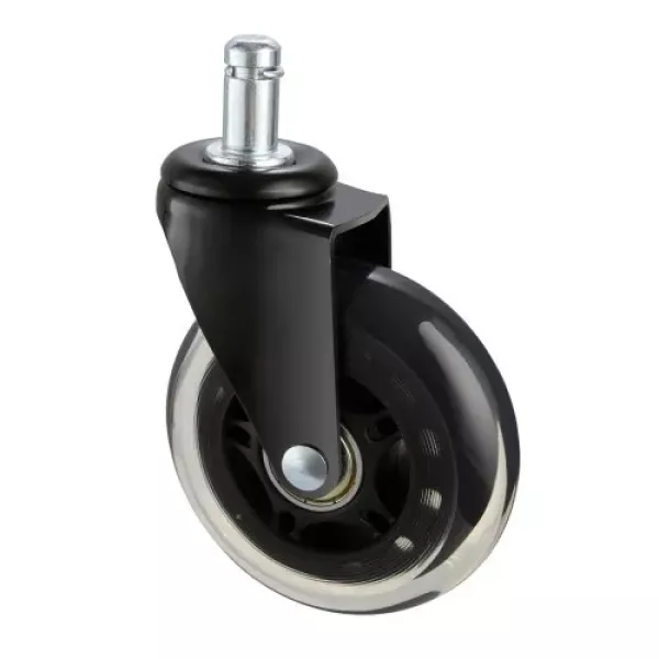 Heavy Duty Polyurethane Caster Wheels Pack of 5 – Universal Stem Set of 5 heavy duty polyurethane caster wheels with universal stem and precision ball bearings
