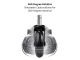 Heavy Duty Polyurethane Caster Wheels Pack of 5 – Universal Stem Set of 5 heavy duty polyurethane caster wheels with universal stem and precision ball bearings