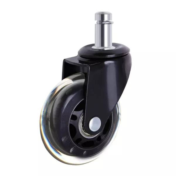 Heavy Duty Polyurethane Caster Wheels Pack of 5 – Universal Stem Set of 5 heavy duty polyurethane caster wheels with universal stem and precision ball bearings