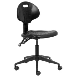 Industrial PU Typist Chair – Black Industrial PU Typist Chair – Black