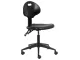 Industrial PU Typist Chair – Black