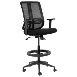 Lenny Draughtsman Ergonomic Chair – Black