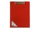 MEECO A4 Clipboard with Flip Cover - Red MEECO A4 Clipboard with Flip Cover - Red