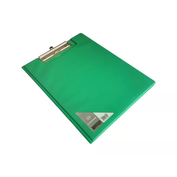 MEECO A4 Clipboard with Flip Cover - GREEN MEECO A4 Clipboard with Flip Cover - GREEN