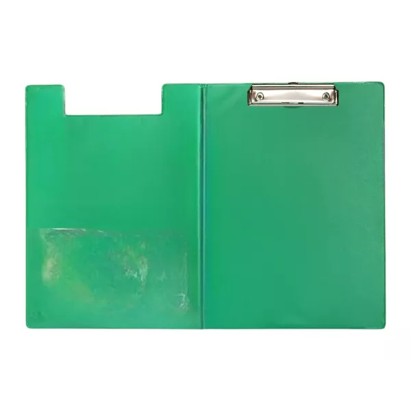 MEECO A4 Clipboard with Flip Cover - GREEN MEECO A4 Clipboard with Flip Cover - GREEN