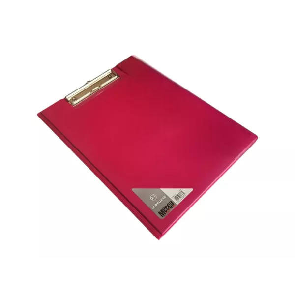 MEECO A4 Clipboard with Flip Cover - PINK
