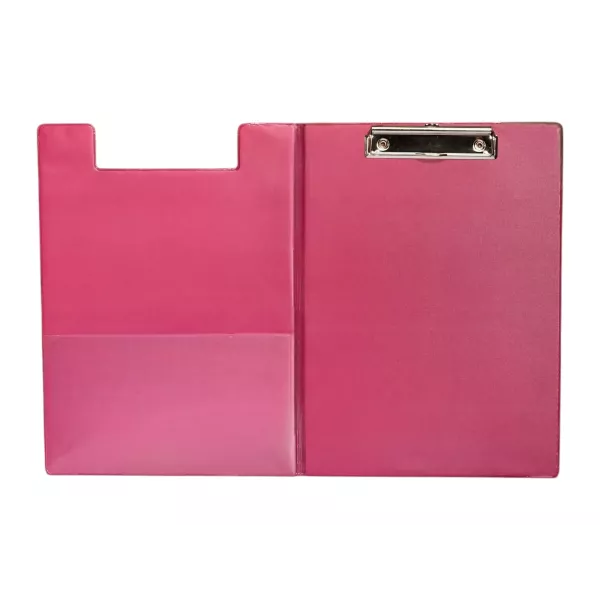 MEECO A4 Clipboard with Flip Cover - PINK