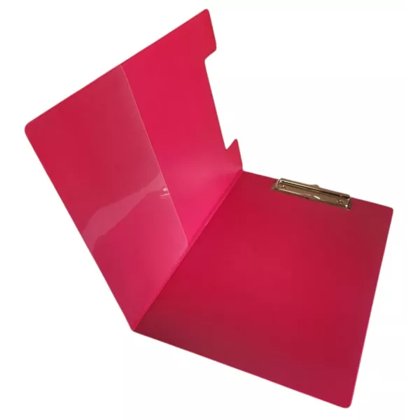 MEECO A4 Clipboard with Flip Cover - PINK