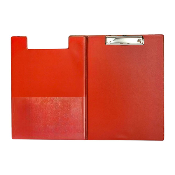 MEECO A4 Clipboard with Flip Cover - Red MEECO A4 Clipboard with Flip Cover - Red