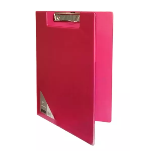 MEECO A4 Clipboard with Flip Cover - PINK