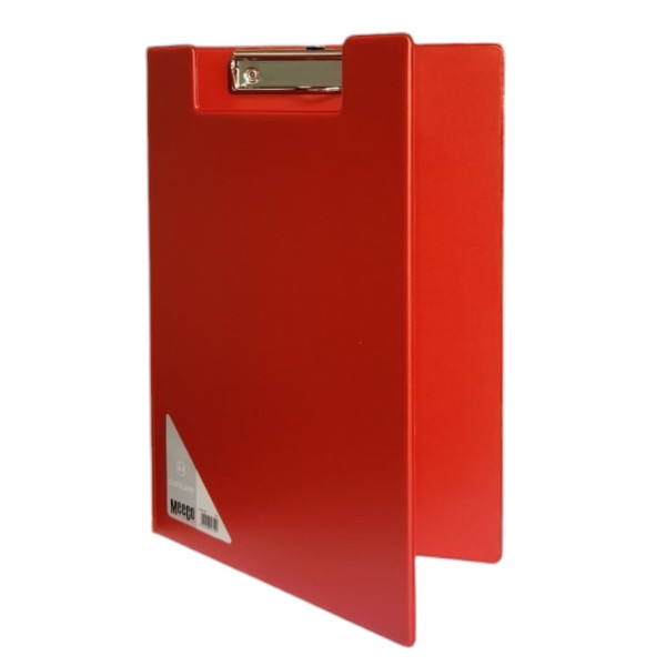 MEECO A4 Clipboard with Flip Cover - Red MEECO A4 Clipboard with Flip Cover - Red