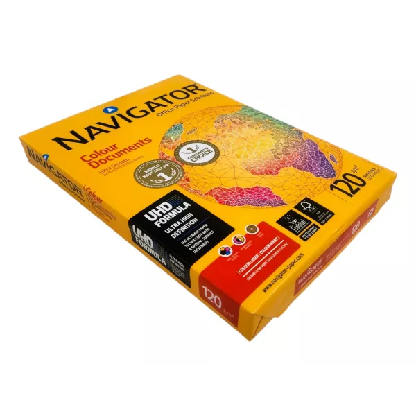 NAVIGATOR COLOUR DOCUMENTS A4 White Paper 120gsm - Ream