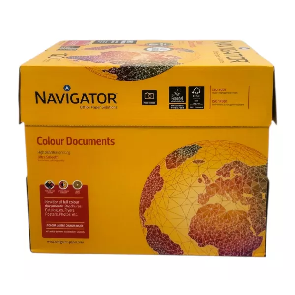 NAVIGATOR COLOUR DOCUMENTS A4 White Paper 120gsm - BOX