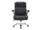 Heavy Duty Office Chair for Big and Tall Users Front view of Big and Tall 400LBS Comfort Chair in black