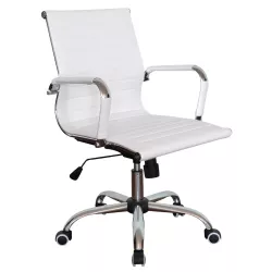 Generic Medium Back Chair - White Generic Medium Back Chair - White