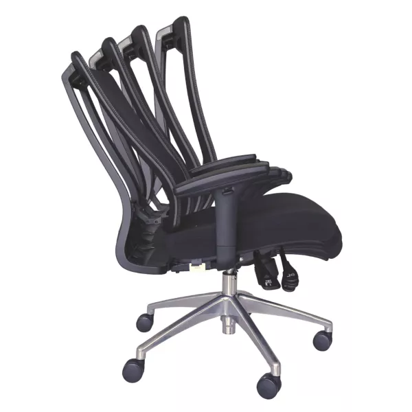 Jankz Human Ergo Medium Back Chair - Black Jankz Human Ergo Medium Back Chair - Black