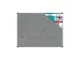 PARROT Bulletin Board Ribbed Aluminium Frame 1200 x 1000mm - Laurel