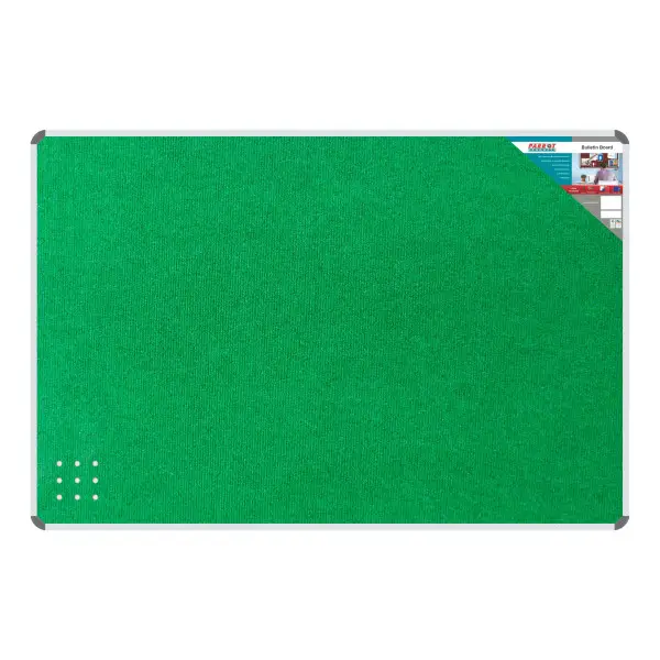 PARROT Bulletin Board Ribbed Aluminium Frame 1500 x 1200mm - Palm PARROT Bulletin Board Ribbed Aluminium Frame 1500 x 1200mm - Palm