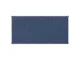 PARROT Bulletin Board Ribbed Aluminium Frame 2000 x 1200mm - Denim