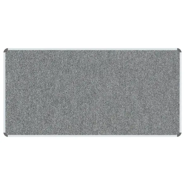 PARROT Bulletin Board Ribbed Aluminium Frame 2400 x 1200mm - Laurel