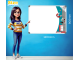 Parrot BD1141A Slimline Magnetic Whiteboard 1200x900mm size and display example