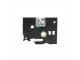 Parrot E1000PRO label tape 12mm black on clear refill in retail packaging