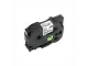 Parrot E1000PRO label tape 12mm black on White refill in retail packaging