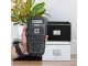 Parrot label printer front view with LCD screen and QWERTY keyboard