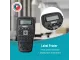 Parrot label printer front view with LCD screen and QWERTY keyboard