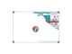 Parrot BD1141 Slimline Magnetic Whiteboard 1200x900mm